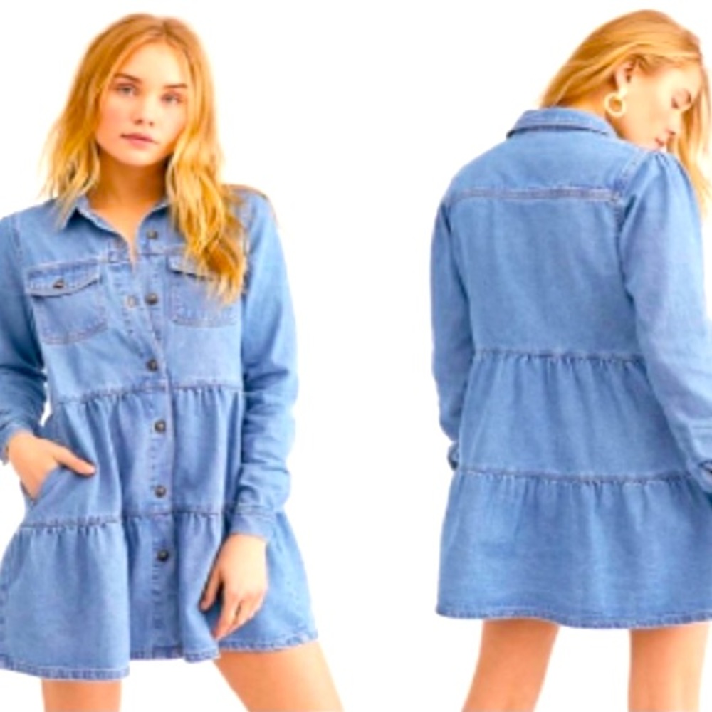 Free People Denim Dress